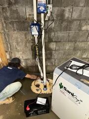 TripleSafe Sump Pump and Sanidry XP Dehumidifier