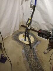 New sump installed