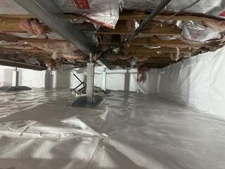 Transforming a Damp and Sagging Crawl Space in Baltimore, MD