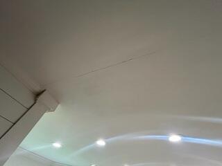 Sagging floors lead to ceiling cracks.