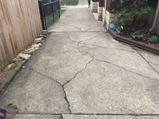 Cracked Driveway in Cincinnati, OH