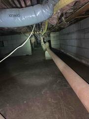 Damp Crawl Space