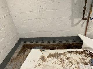 During WaterGuard Install