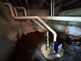 TripleSafe Sump Pump Fully Installed