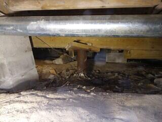 Rusty pipe.