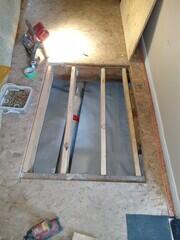 New floor hatch