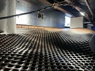 Drainage Matting Installed