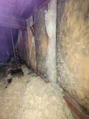 Attic adjacent wall