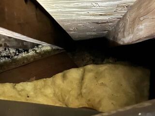 Ineffective Attic Insulation
