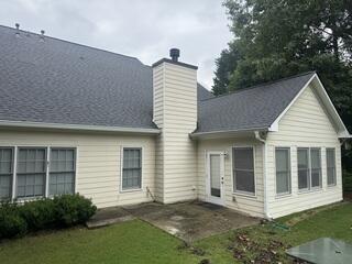 Complete Gutter Shutter Installed