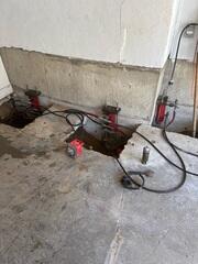 Push Piers Pressurized