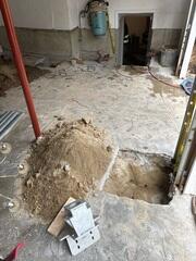 Excavation of Foundation Floor for SmartJack Footing