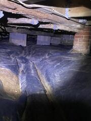 Severe Crawl Space Damage