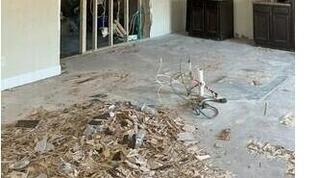 Flooring Demolition and Repair after Property Damage