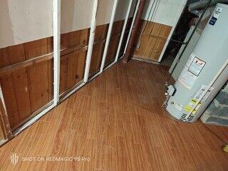 After the ThermalDry Elite Plank Flooring was Installed