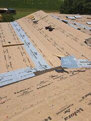Installment of VeloraOne Klaus Roofing and Sealoron XT Ice and Water.