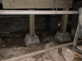 Poor Crawl Space Support