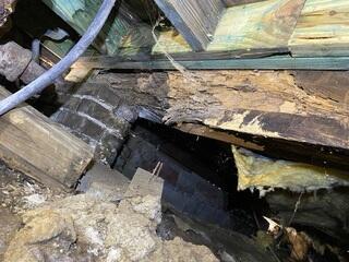 Rotted Main Beam
