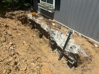 Piers Installed