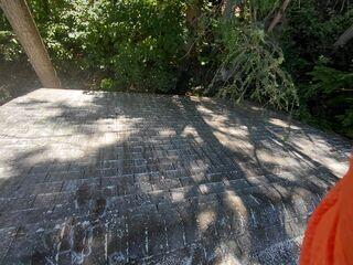 Roof Treatment in progress