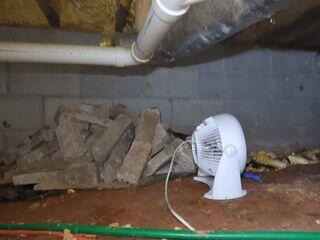 Drying The Crawl Space