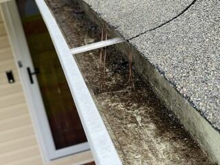 Musket Brown Gutter Shutter Installed in Stockbridge, GA
