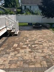 Stone Patio Soft Wash in Plantsville, CT