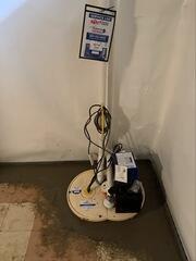 TripleSafe Sump Pump Installed