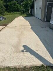 Concrete Pad-After Cleaning