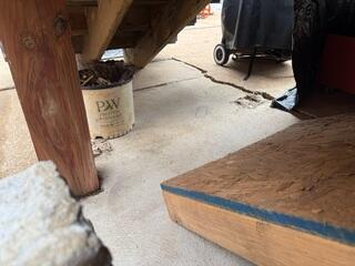 Crack Under Stairs
