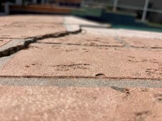 Cracked and Uneven Concrete