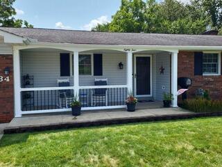 White / Black Aluminum Spindles  36" Superior T Vinyl / Aluminum Railing