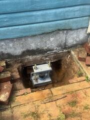 Complete Helical Pier Installation