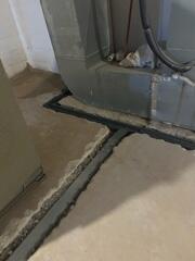 Our most popular drainage system, WaterGuard® is the ideal solution for most basement waterproofing applications. Unlike old-fashioned drain tile systems installed on the outside of the home, WaterGuard® is installed just underneath the basement floor.