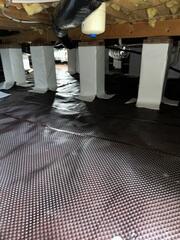 Drainage Matting Supports Moisture Flow and Liner Protection
