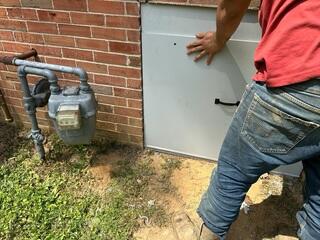 New Crawl Space Door