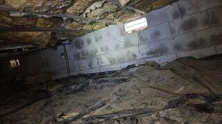 Crawl Space During Inspection