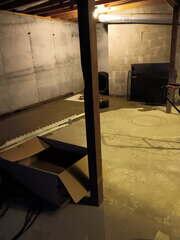 Water intrusion in this basement.