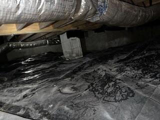 Crawl Space During Inspection