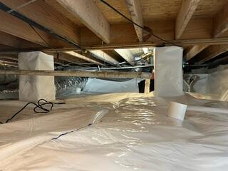 Piers Wrapped with CleanSpace