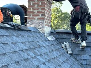 Chimney Gets New Flashing