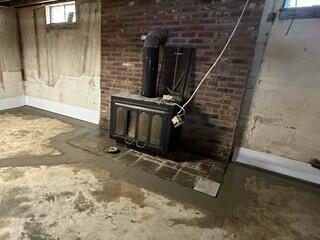 Concrete Floor Restored and Pipes in Place