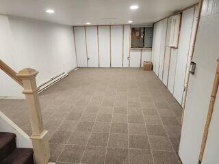 ThermalDry Carpeted Basement Floor Tiles