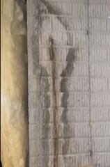 This water had clear signs of water leakage and even had water piling up on the ground.