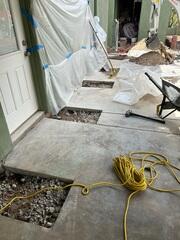 After Piers are Installed