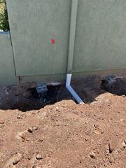 Pier and Bracket Installed