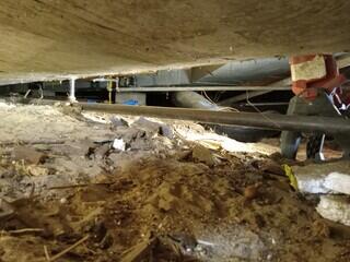 Encapsulation of a crawlspace in Port Colborne, ON