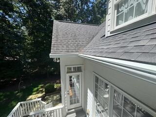 Back of home after Gutter Shutter installation