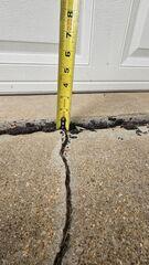 Sinking and Cracking