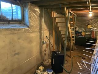 Partially Encapsulated Basement with Moisture Concerns